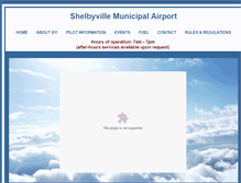Tablet Screenshot of airport.shelbyvilletn.org
